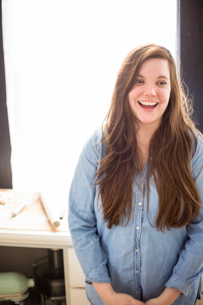 Beautiful Laura in her kitchen