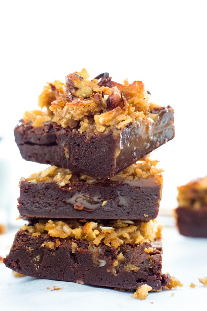 Coconut Pecan Brownies Gluten Free-123