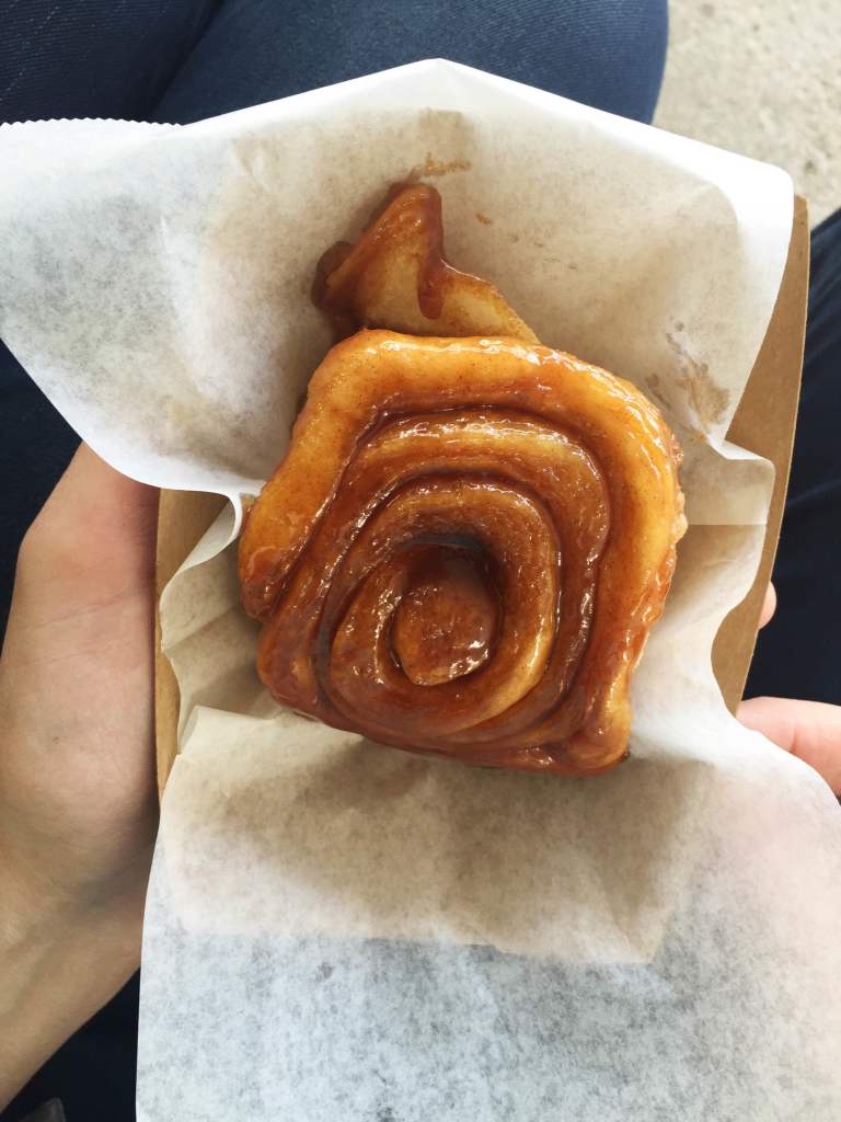 Cinnamon roll at Knoax Farm