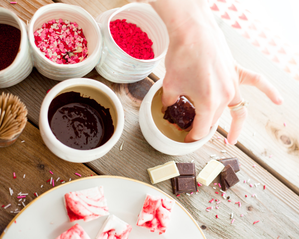 Strawberry Swirl Marshmallows