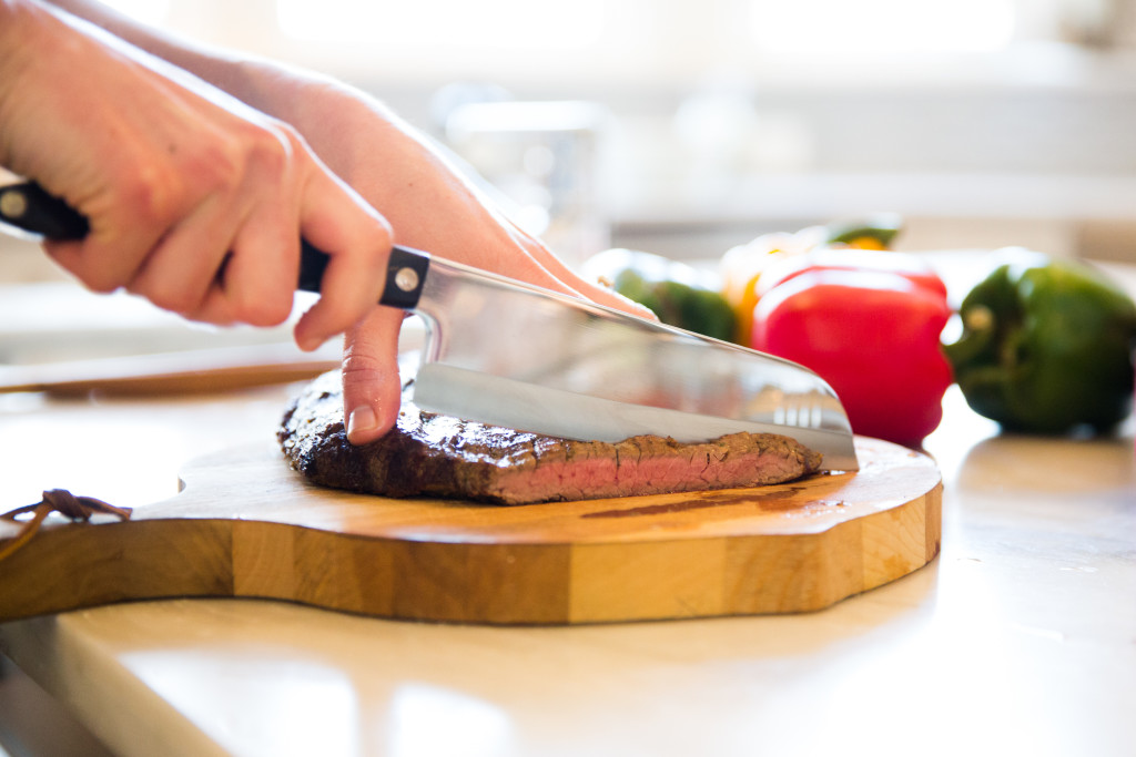 Pan seared steak