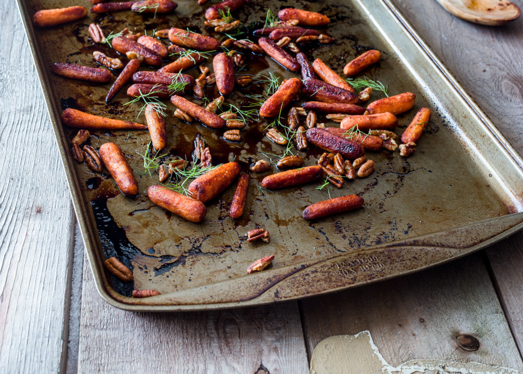 Roasted Pecan Praline Carrots 