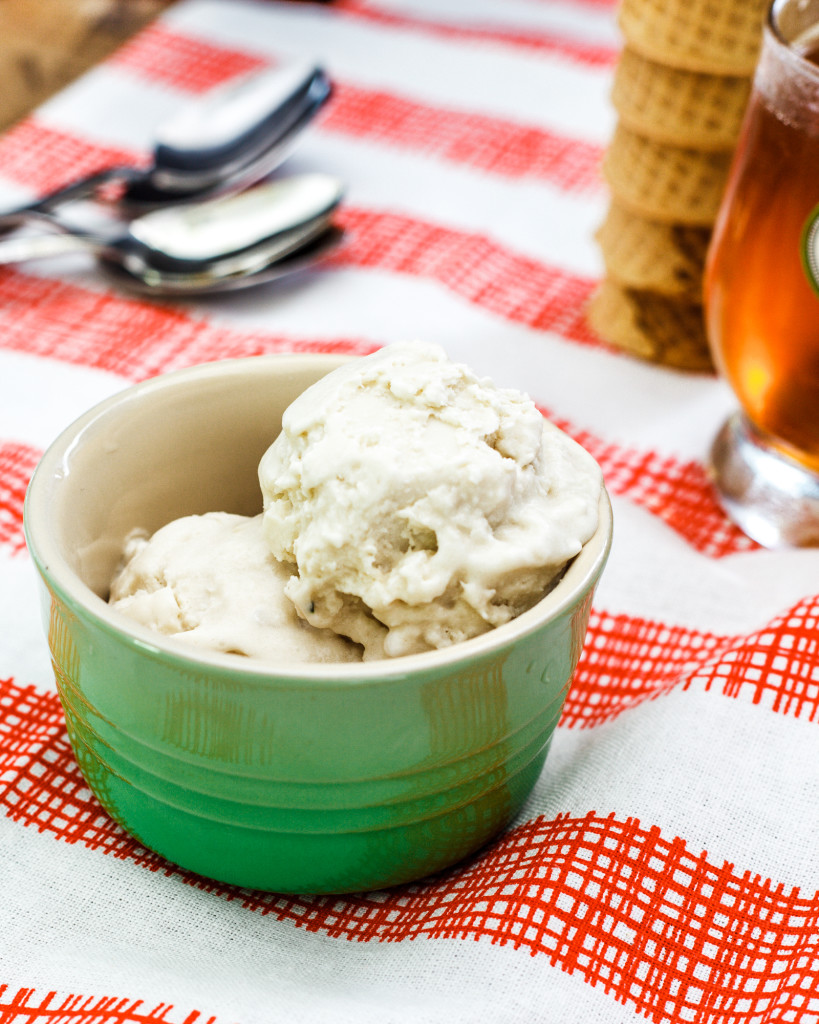 Coffee and Honey Coconut Ice Cream