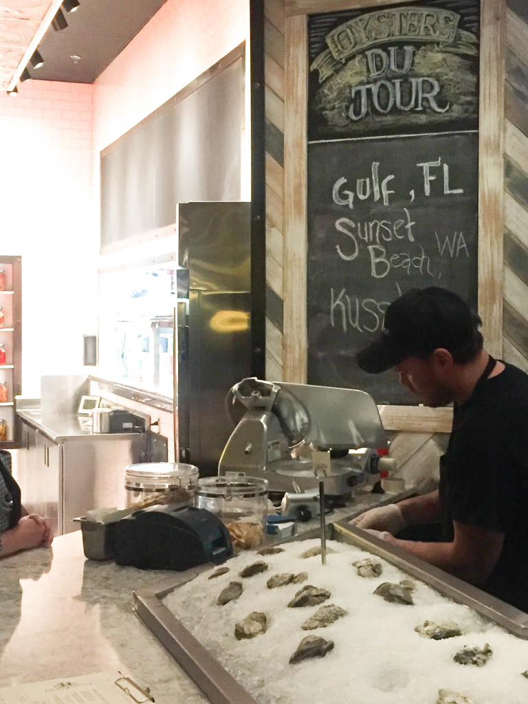 Oyster shucking