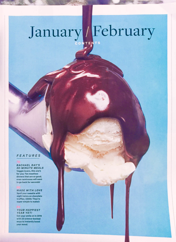 Gorgeous ice cream from Rachel Ray magazine