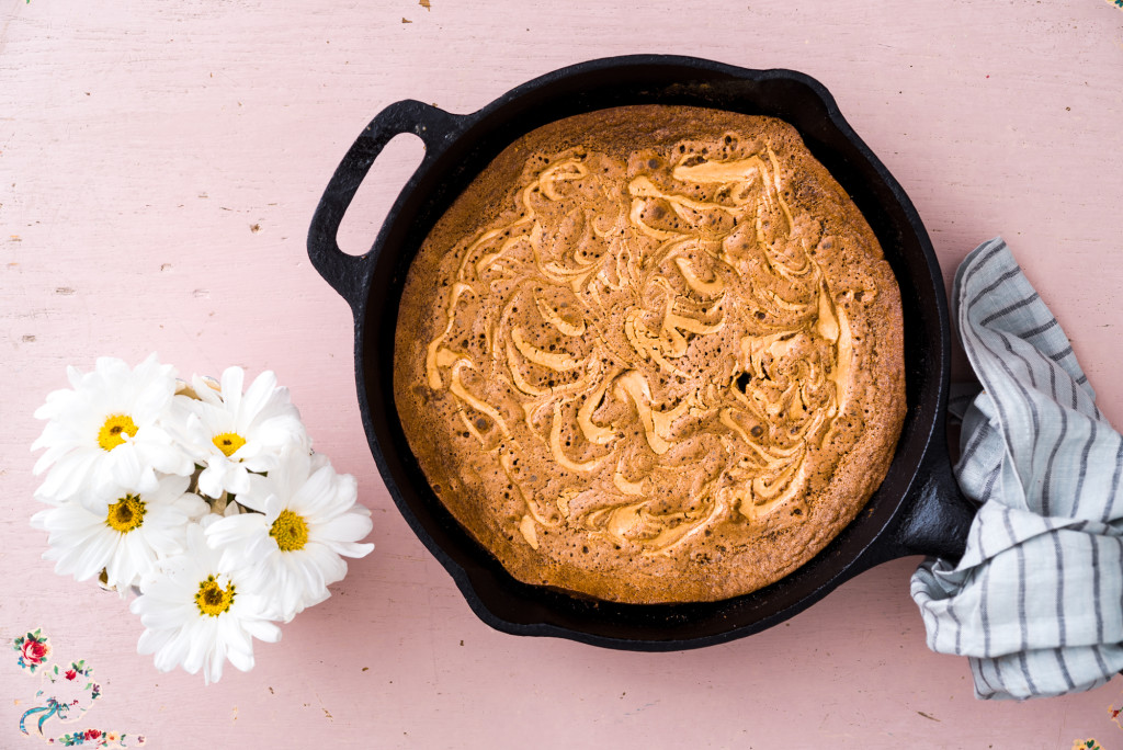 Peanut-Butter-Swirl-Skillet-Brownies-026