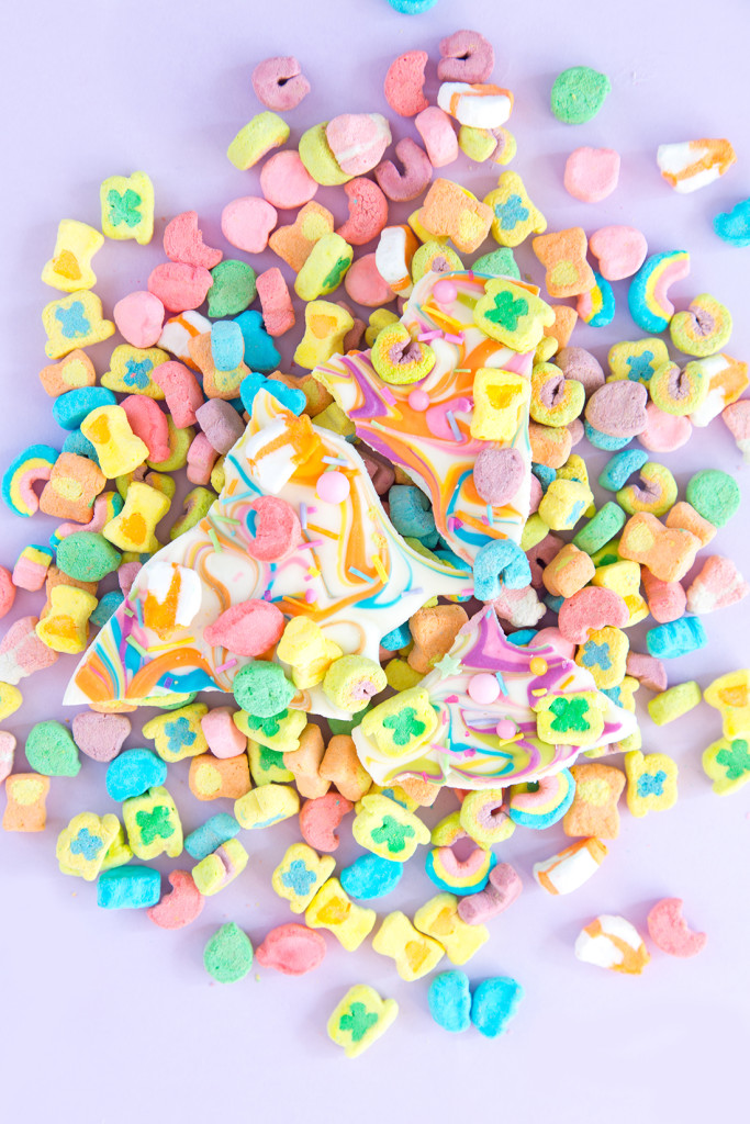 Aww.Sam's Lucky Charms bark!