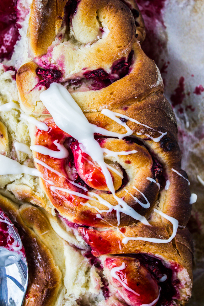 Raspberry Cream Cheese Sweet Rolls
