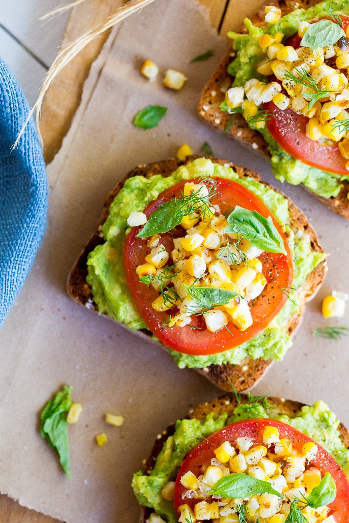 Corn Avocado Toast!